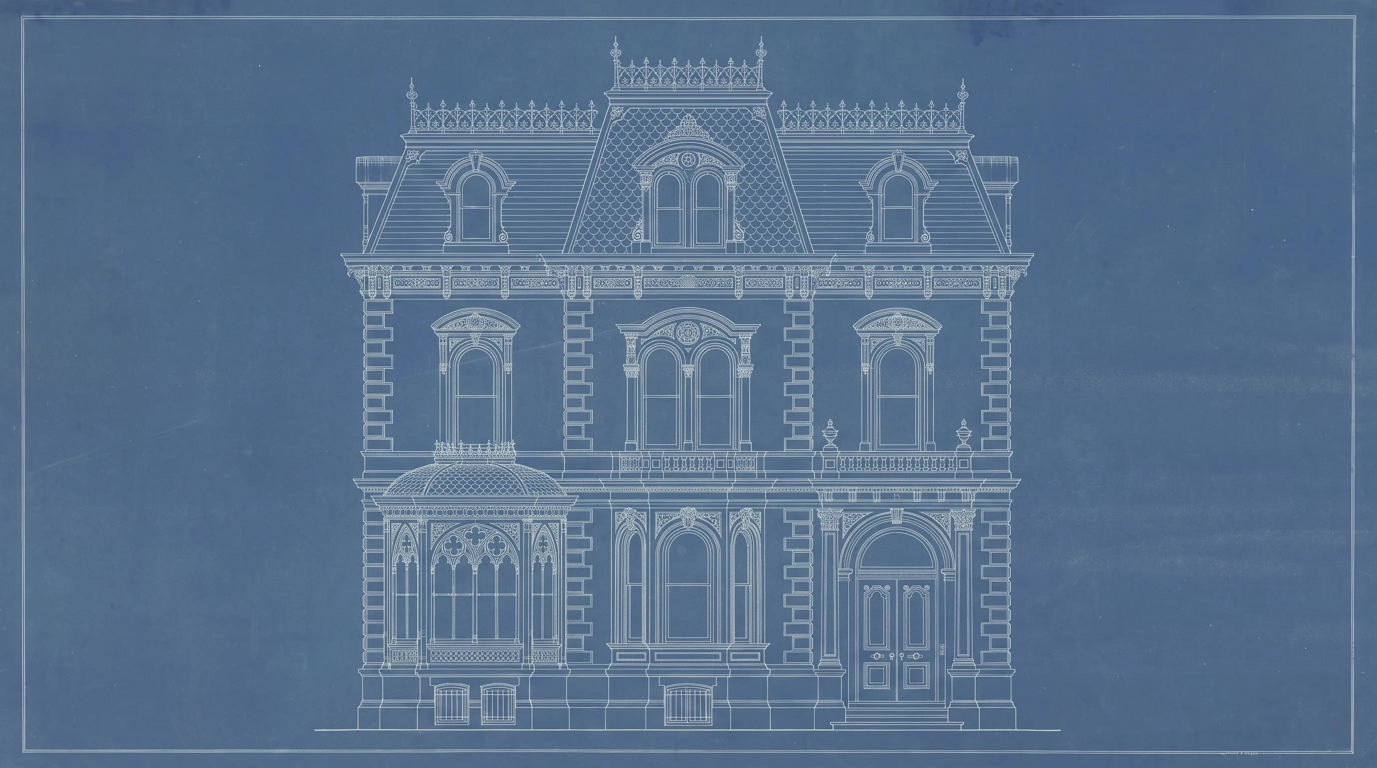 Project under construction architectural view